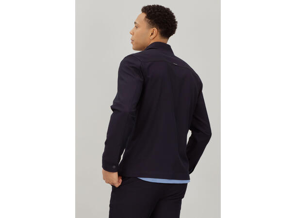 Samuel LS Shirt Dark Navy M Dressy stretch overshirt 