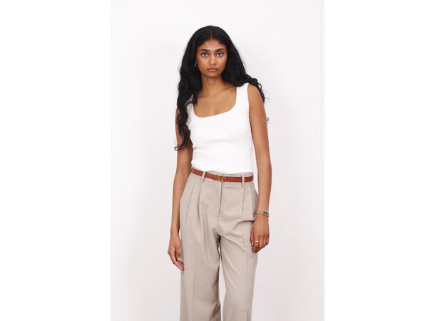 Sofia Top Cream L Lenzing Viscose tank top 
