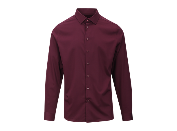 Totti Shirt Wine L Basic stretch shirt 