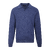 Adebayo Sweater Mid Blue L Merino knit polo pique 