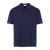 Marcio Pique Navy M Knitted button pique 