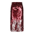 Dixi Skirt Burgundy M Party sequins midi skirt 