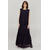 Belinda Skirt Dark Navy S Plissé maxi skirt 