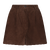 Jayla Suede Shorts Chocolate Brown L Goat suede shorts 