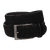 Aarhus Belt Black M 3,5cm suede leather belt 