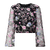 Zingo Blouse Black Multi S Embroidered blouse 