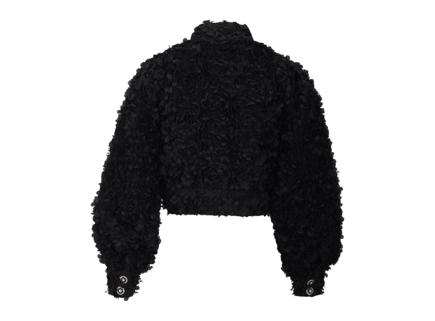 Barbie Blouse Black L Flower blouse 