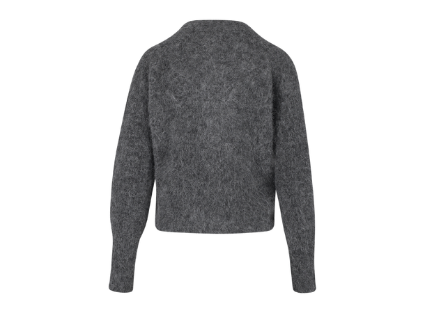 Birdie Cardigan Charcoal XL Fury fluffy cardigan w/UP logo buttons 