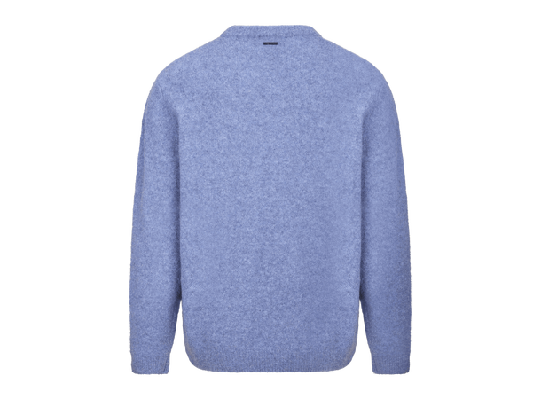 Callum Sweater Denim L Teddy knit sweater 