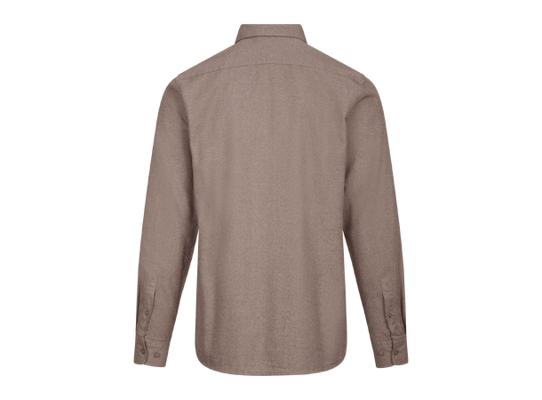 Canton Shirt Chocolate Brown L Marbled basic shirt 