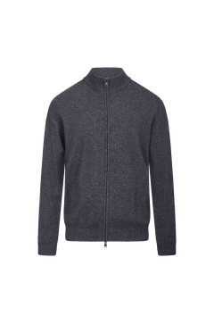 Daryn Cardigan Two-way zip merino cardigan