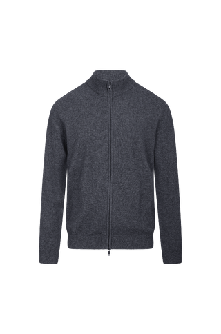Daryn Cardigan Two-way zip merino cardigan