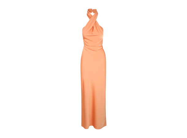 Dolores Dress Nectarine M Halter-neck maxi dress 