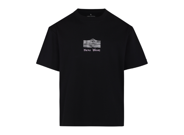 Enea Tee Black Make Waves M Graphic print tee 