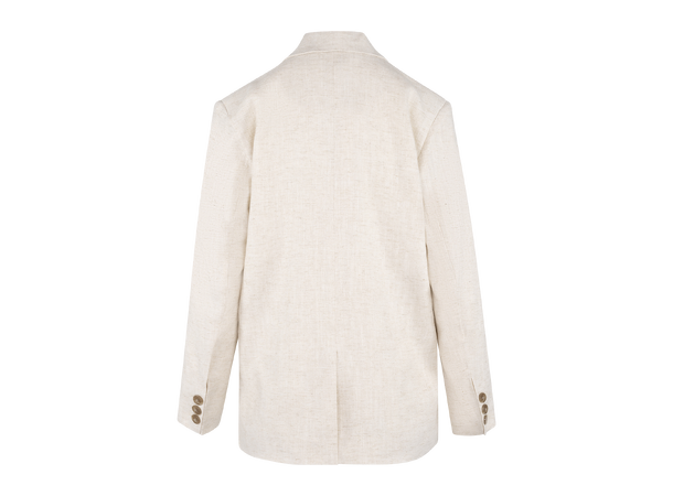 Esparanza Blazer Light Sand S Oversized linen blazer 