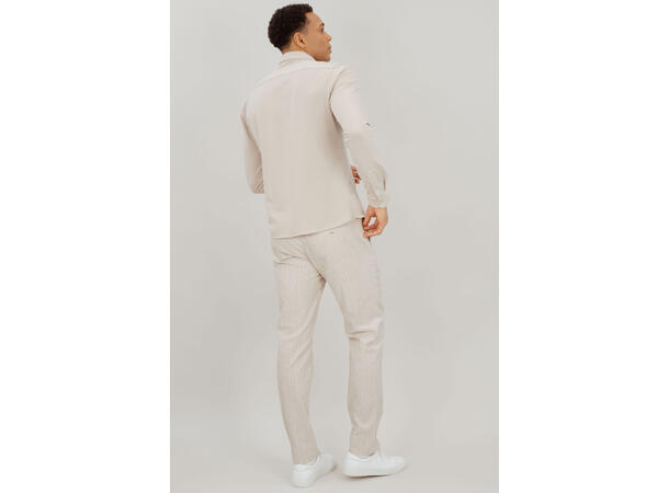 Fynn Pants Sand M Pinstripe pants 