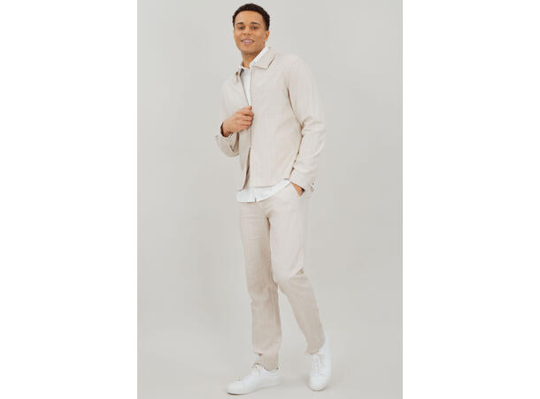 Fynn Pants Sand M Pinstripe pants 
