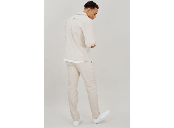 Fynn Pants Sand M Pinstripe pants 