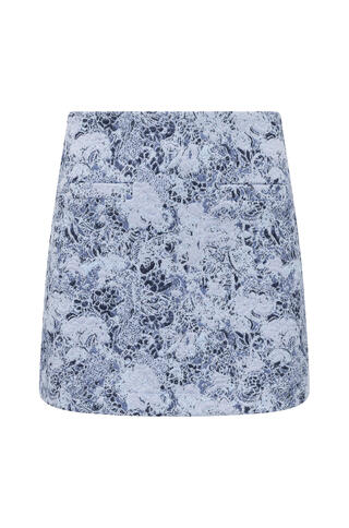 Gabby Skirt Jacquard mini skirt