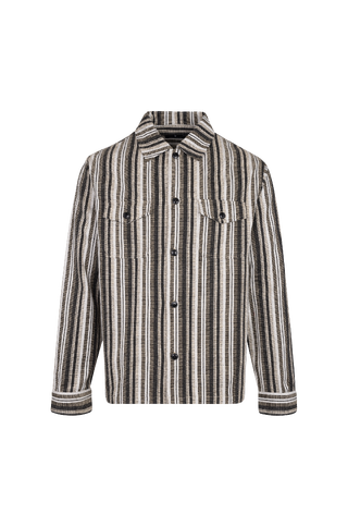 Gedda Overhirt Velvet striped overshirt