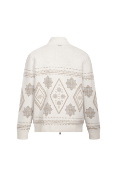 Herbie Cardigan Chunky merino pattern cardigan