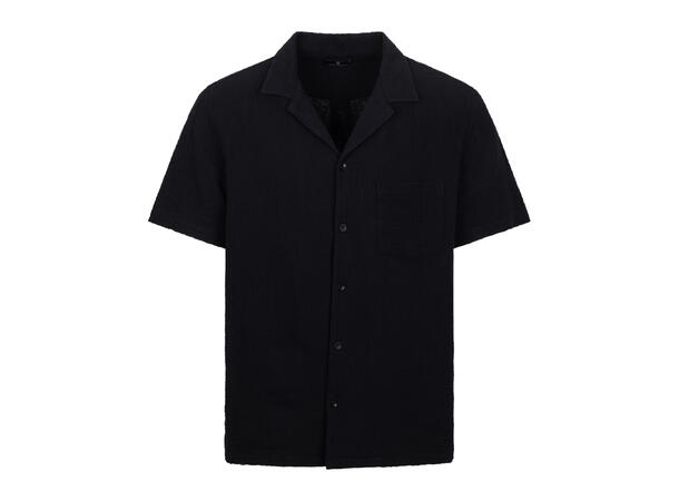 James SS Shirt Black M Cotton gauze SS shirt 