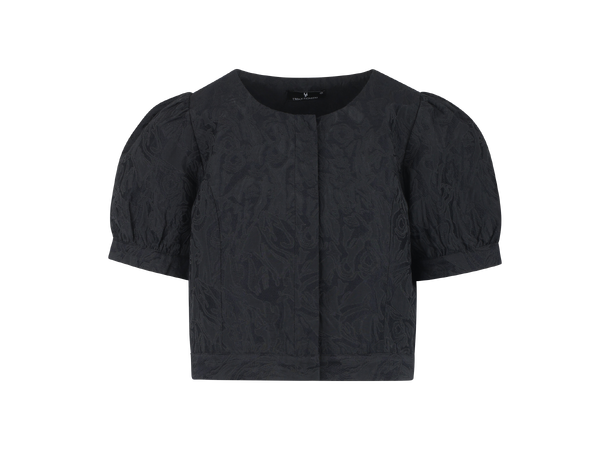Leea Jacket Black AOP L Short jacket 