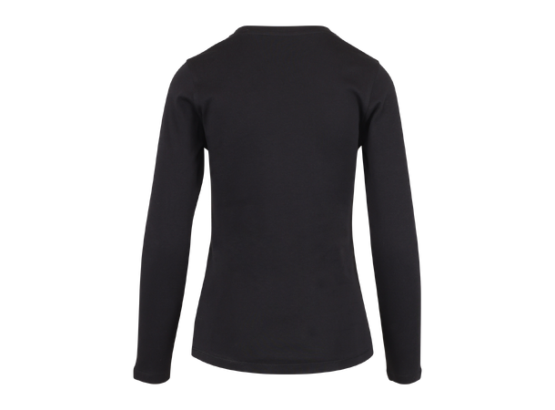 Linn LS Top Black S Organic LS crewneck 