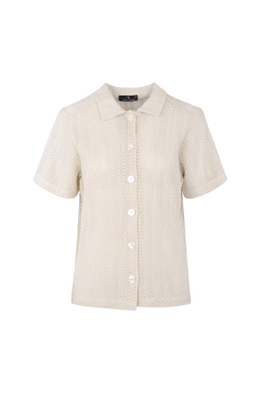 Melissa SS Shirt Loose crochet look SS shirt