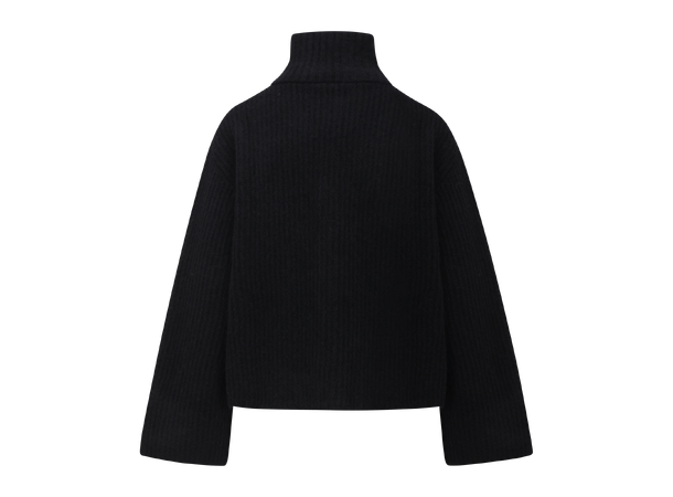 Pandora Cardigan Black M Mohair zip wool cardigan 