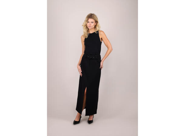 Pillan Skirt Black S Maxi skirt with belt 