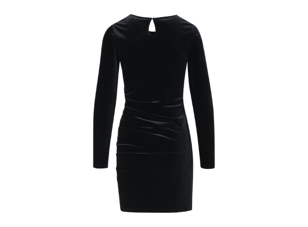 Raja Dress Black M Short velour dress 