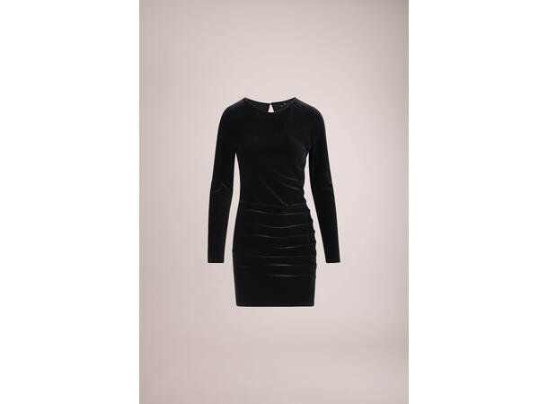 Raja Dress Black M Short velour dress 