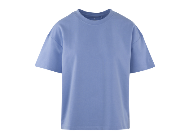 Sanna Tee Vista Blue M Basic heavy cotton t-shirt 