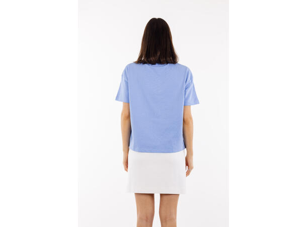 Sanna Tee Vista Blue M Basic heavy cotton t-shirt 