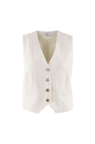 Selena Waistcoat Linen waistcoat