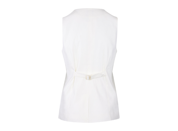 Simmy Waistcoat White XL Long linen waistcoat 