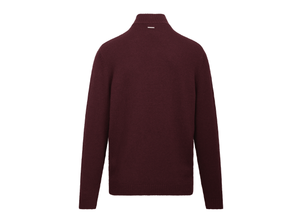 Tommi Half-zip Fudge L Lambswool half-zip sweater 