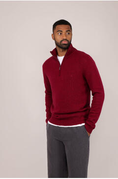 Tommi Half-zip Lambswool half-zip sweater