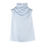 Ellinor Top Light Blue S Satin watefall top 