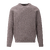 Succa Sweater Mid Brown XXL Basic viscose crew neck 