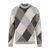Lord Sweater Grey multi L Argyle teddy sweater 