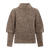 Aska Sweater Mid Brown L Puffed sleeves mohair sweater 
