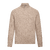 Edward Half-zip Light Sand L Cable half-zip wool sweater 