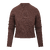 Gemma Sweater Chocolate M Mock-neck sweater 