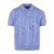 Lucien Pique Blue Bonnet XL Pointelle knit zip pique 