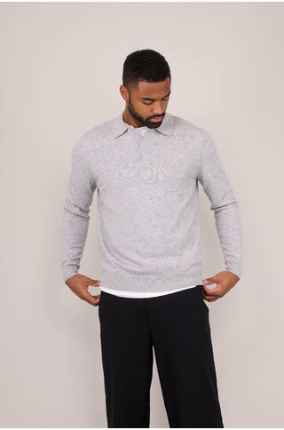 Adebayo Sweater Merino knit polo pique