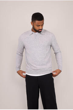 Adebayo Sweater Merino knit polo pique