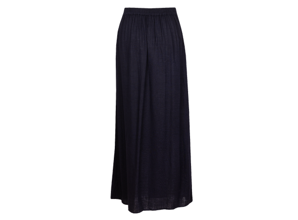 Bekky Skirt Navy S Linen/Viscose maxi skirt 