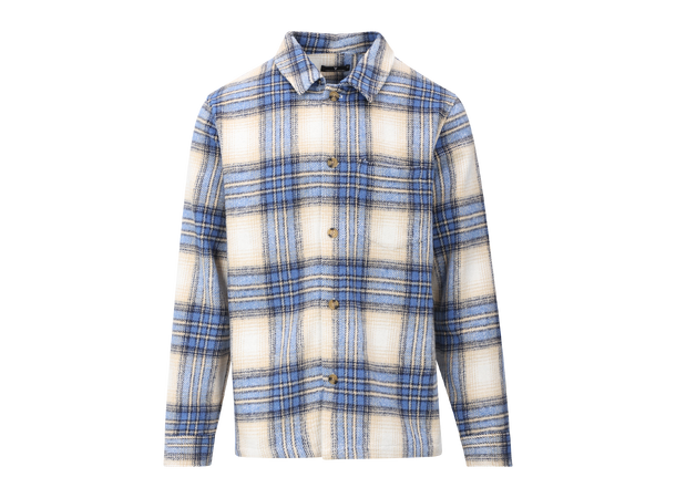 Bluestone Shirt Blue Check XXL Check pattern wool shirt 